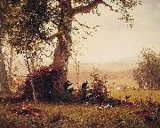 Albert Bierstadt Guerrilla_Warfare (Picket Duty In Virginia) France oil painting artist
